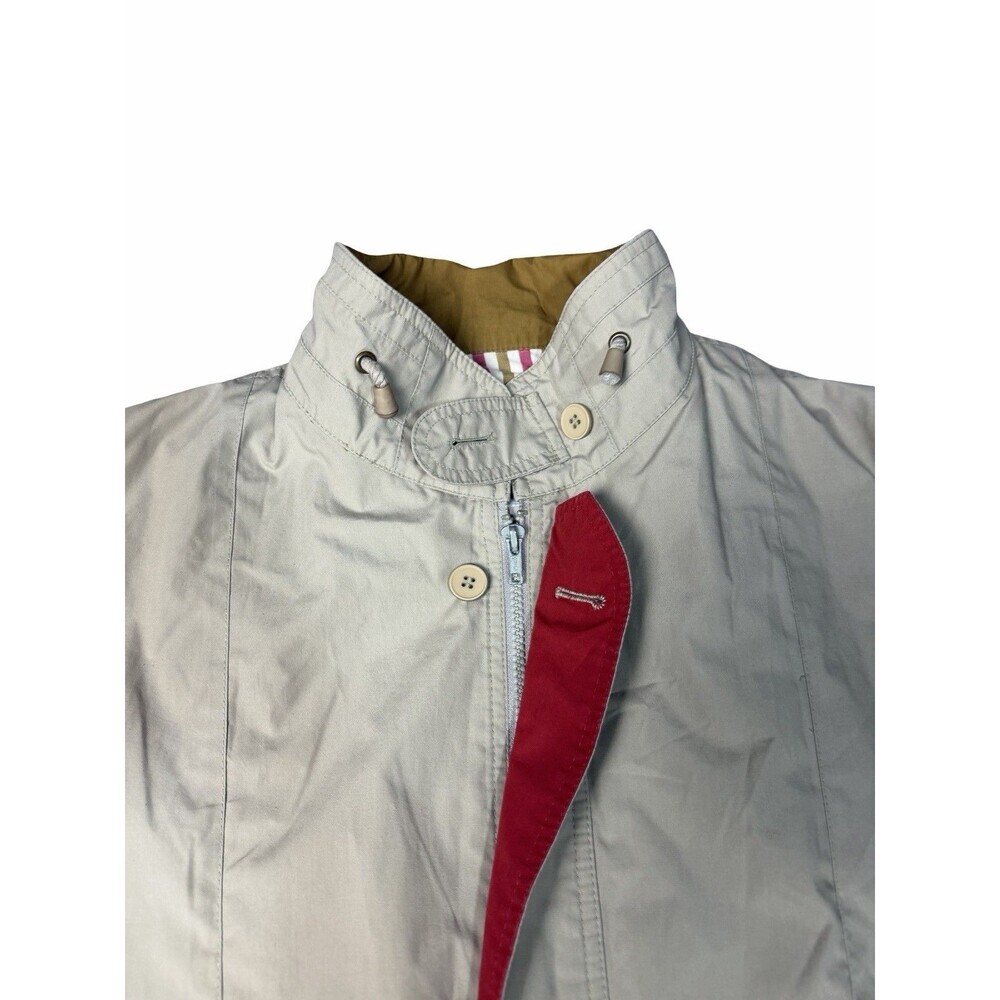 Mens Vintage London Fog Lined Bomber Jacket Size XL Y2K Zip Retro City Preppy